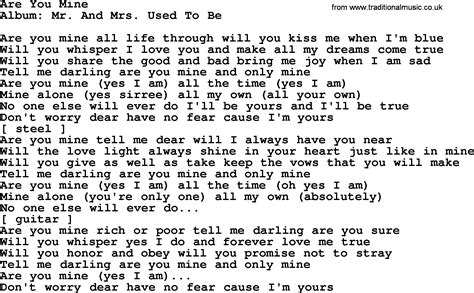 mine lyrics